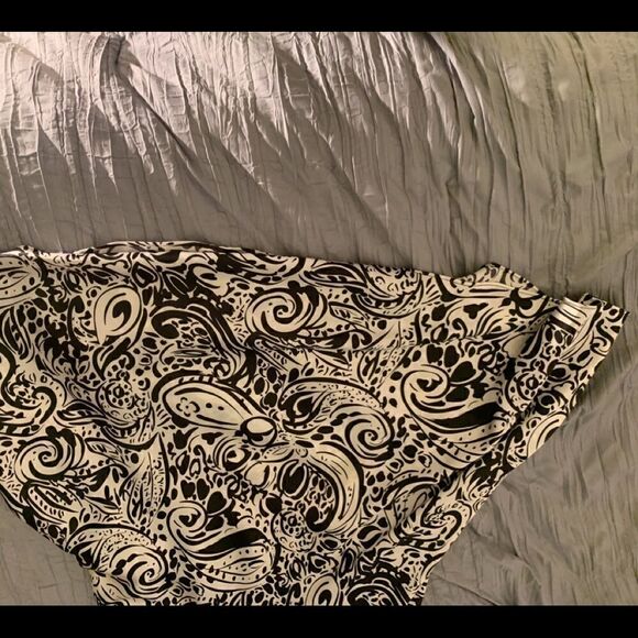 Alan Paige Halter Black/White Dress Size7/8 - Picture 6 of 8